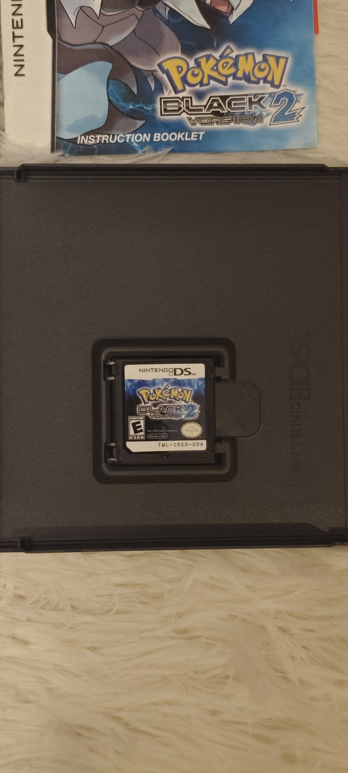 Pokemon Black Version 2 Nintendo DS ตลับแท้
